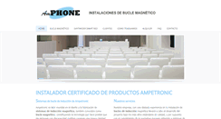 Desktop Screenshot of ampetronic-amphone.com